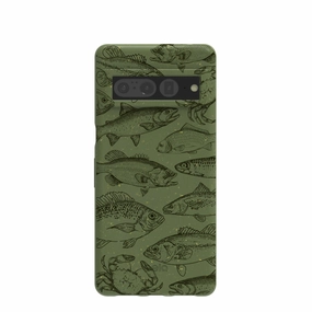 Forest Floor Fishing Lodge Google Pixel 7 Pro Case Premium Material