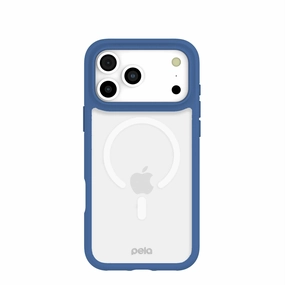 Clear iPhone 17 Pro Max Case with True Blue Ridge (MagSafe Included) Minimal Cover