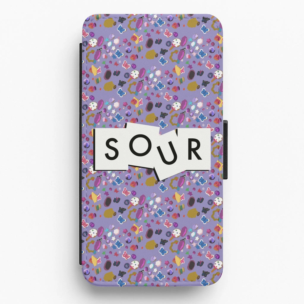 Sour Pattern - Olivia Flip / Wallet Phone Case Modern Style Soft Pattern Layer