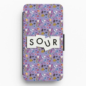Sour Pattern - Olivia Flip / Wallet Phone Case Modern Style Soft Pattern Layer