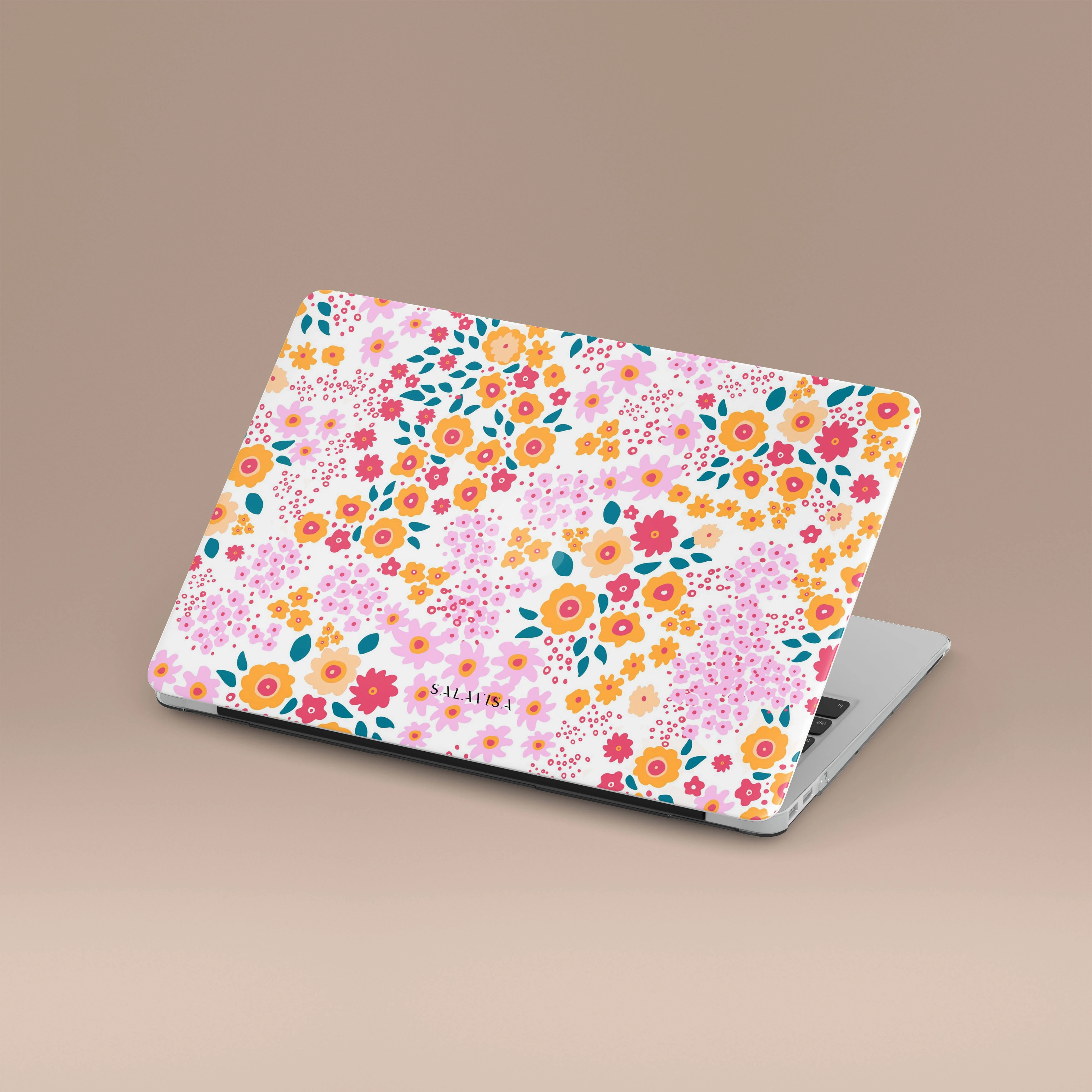 Spring Ditsy MacBook Case Protective Build Texture Elegant Finish Design