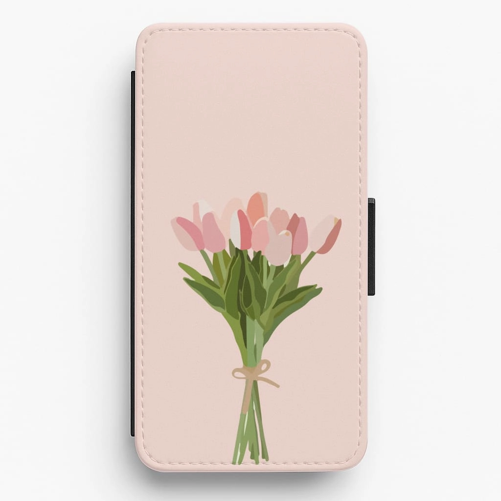 Spring Tulips Flip / Wallet Phone Case Vivid Pattern