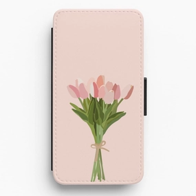 Spring Tulips Flip / Wallet Phone Case Vivid Pattern