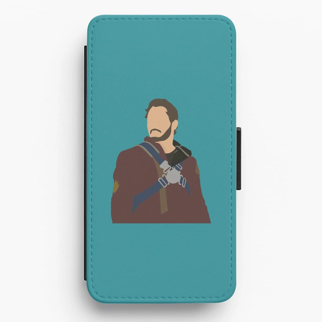 Premium Form Lightweight texture Star Lord - GOTG Flip / Wallet Phone Case