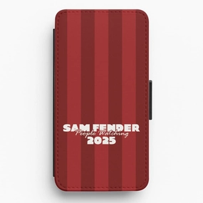 Work Essentials Stripes People Watching 2025 Flip / Wallet Phone Case