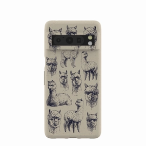 Stylish Aesthetic London Fog Spitting Llama Google Pixel 8 Pro Case