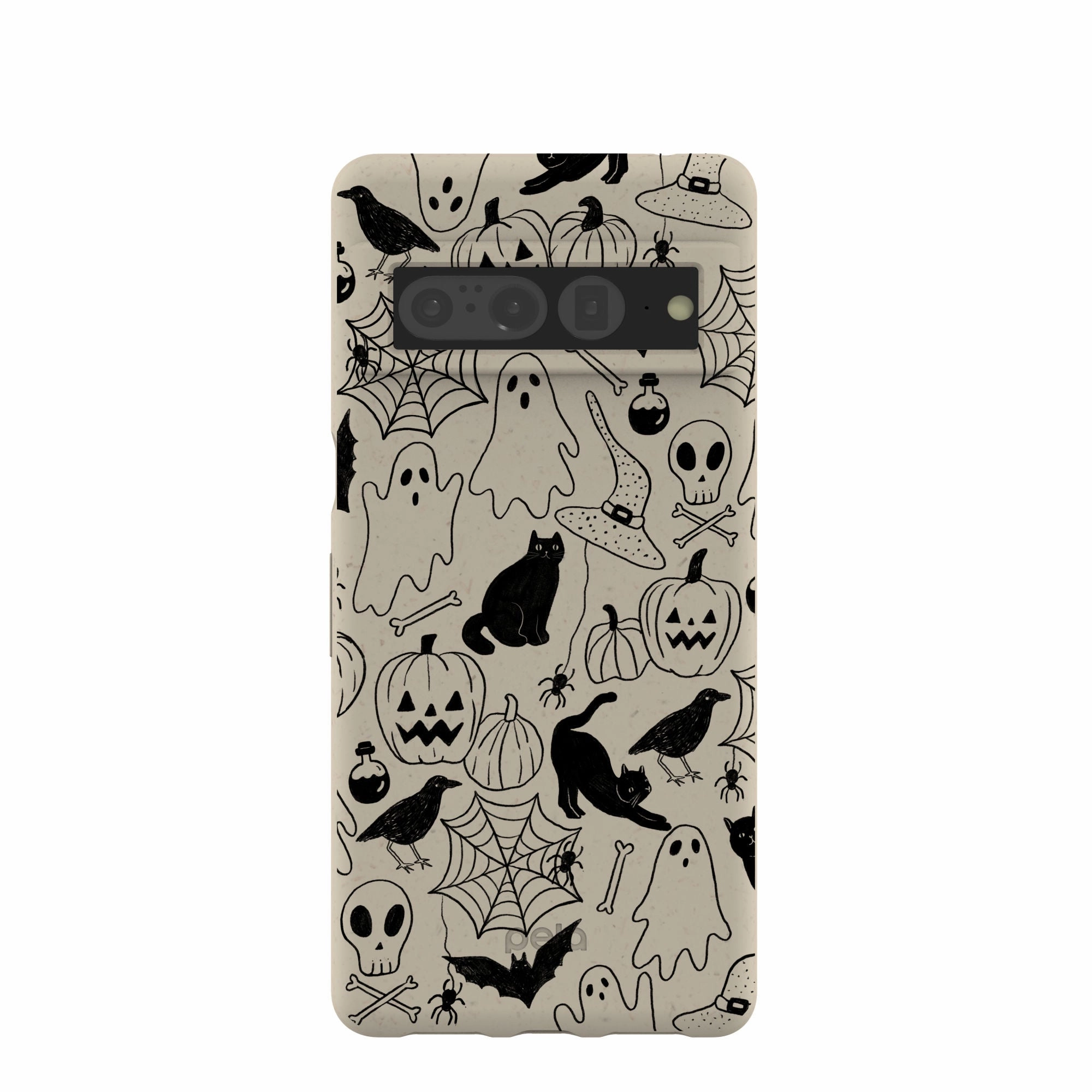 London Fog Sketchy Spirits Google Pixel 7 Pro Case Glossy Finish Look