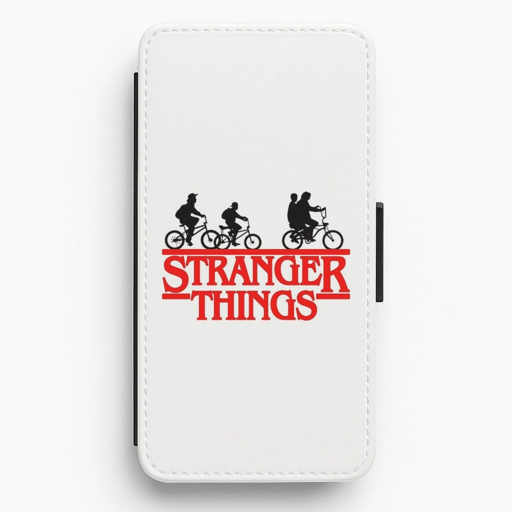 Stranger Cycling Logo Flip / Wallet Phone Case Premium Style Elegant Build
