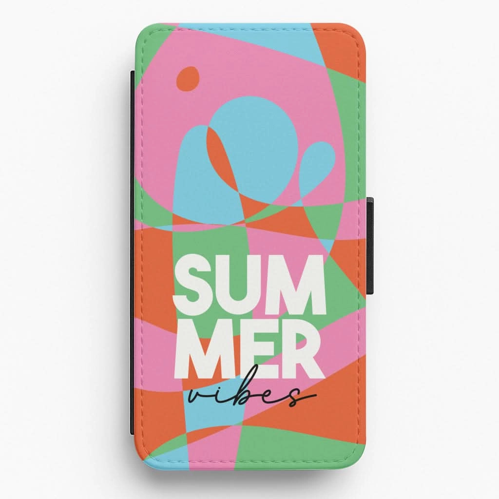 Hybrid Frame Summer Vibes  Flip / Wallet Phone Case
