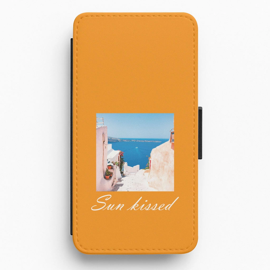 Luxury Layer Texture Comfort Shape Sun Kissed Landscape Flip / Wallet Phone Case