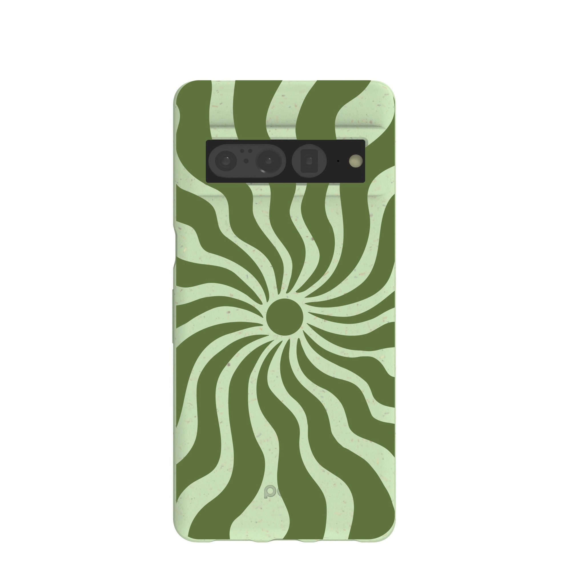 Protective Look Matte Pattern Design Sage Green Watermelon Time Warp Google Pixel 7 Pro Case