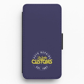 Los Santos Customs - Video Game Flip / Wallet Phone Case Enhanced grip Sleek Guard