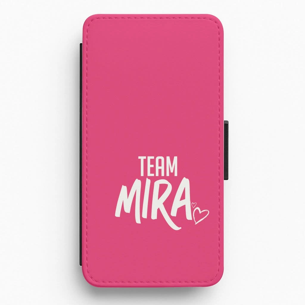 Team Mira Flip / Wallet Phone Case Modern Look Hybrid Look