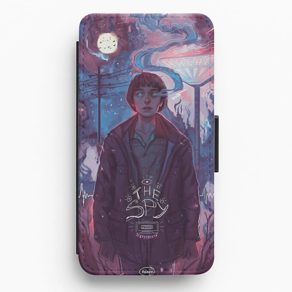 Vibrant Finish The Spy Flip Wallet Phone Case