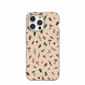 Seashell Woodland Harvest iPhone 15 Pro Max Case Travel Accessory Rugged Build