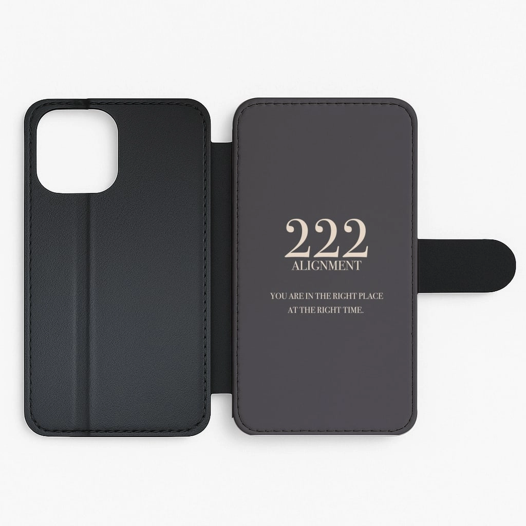 222 - Angel Numbers Flip / Wallet Phone Case Handheld device Modern Design
