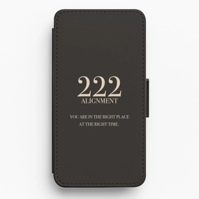 Impact Resistant 222 - Angel Numbers Flip / Wallet Phone Case