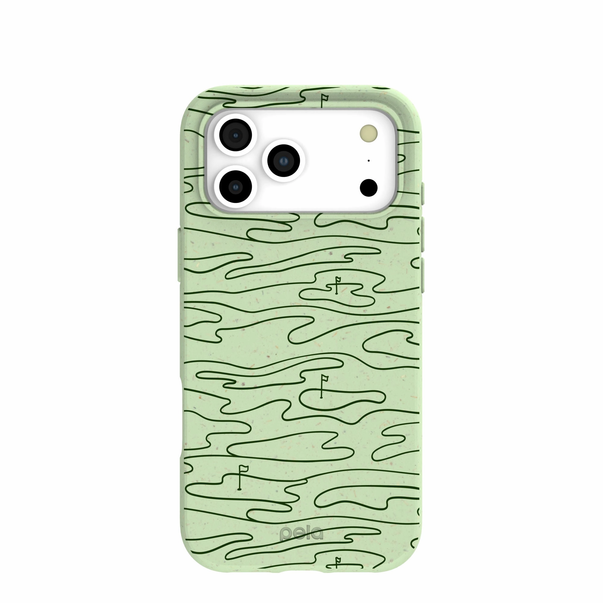 Sage Green Fairway iPhone 17 Pro Max Case Grip Enhanced Impact Cushion