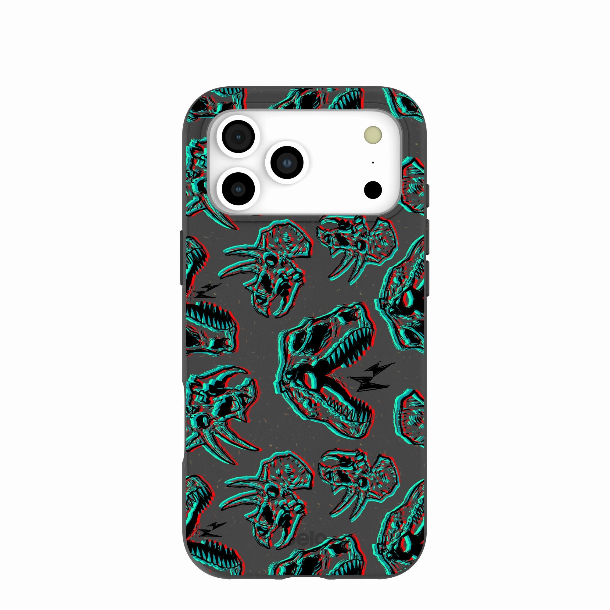Black Fossilized iPhone 17 Pro Max Case Modern Grip Texture Student Gear