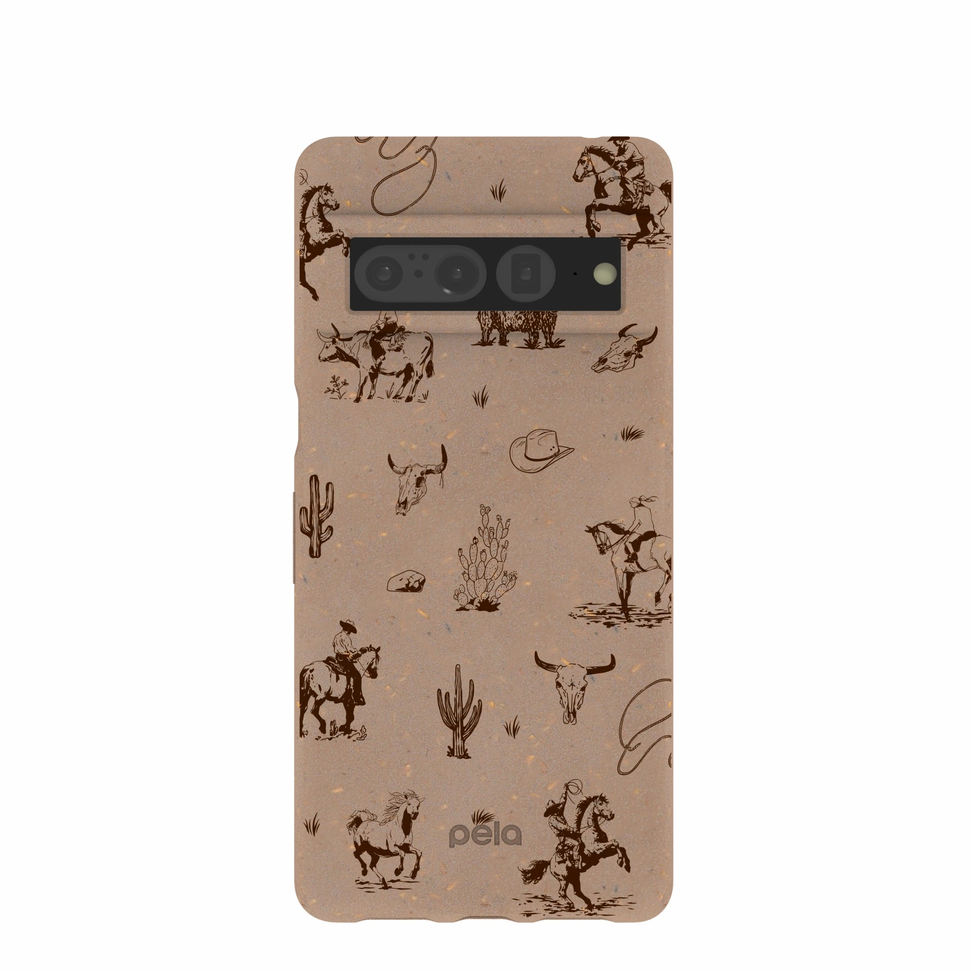 Smooth Texture Fashion Texture Chocolate Brown Wild Frontier Google Pixel 7 Pro Case