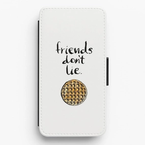 Easy Grip Friends Don't Lie Waffle Flip / Wallet Phone Case
