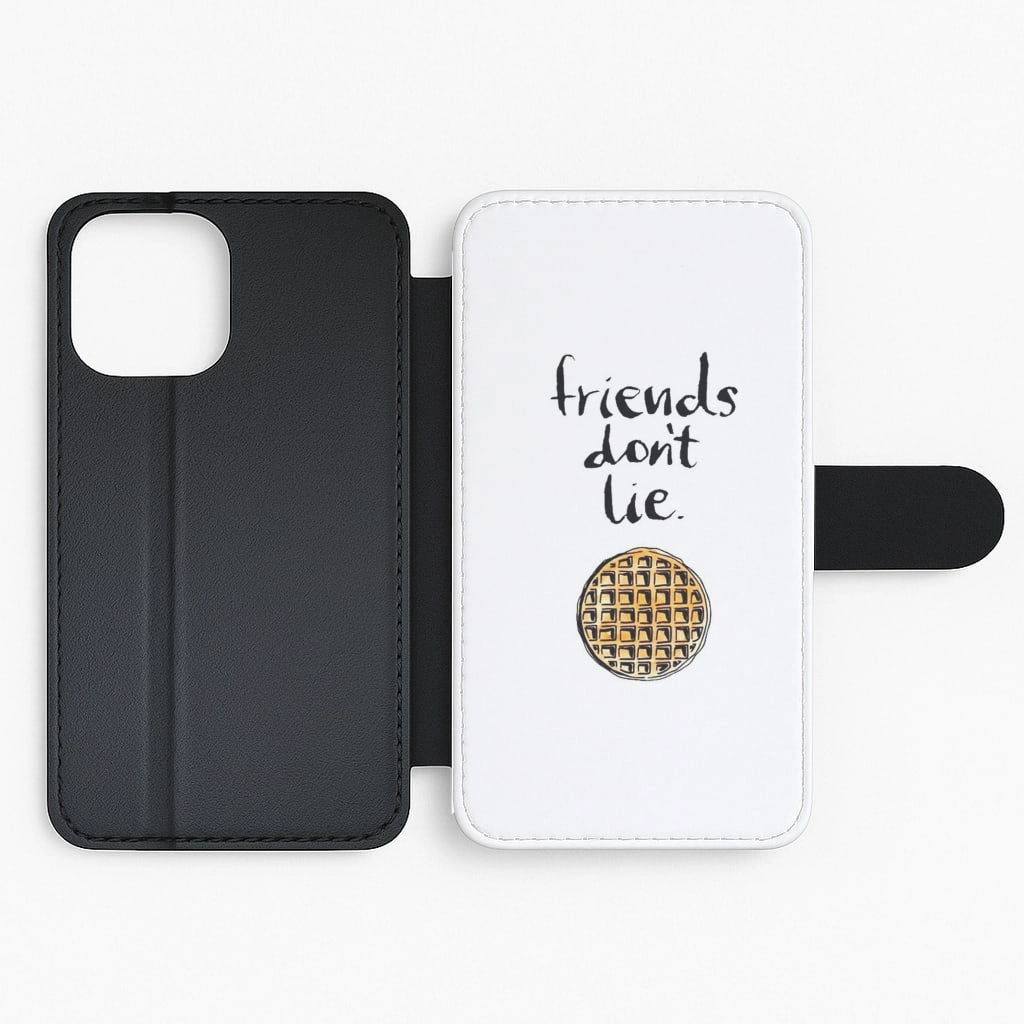Smooth Grip Friends Don't Lie Waffle Flip / Wallet Phone Case