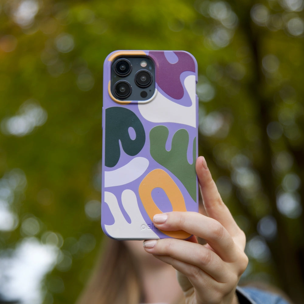 Classic Style Luxury Detail Texture Lavender Alphabet Soup iPhone 17 Pro Max Case