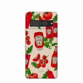 Seashell Ketchup Party Google Pixel 7 Pro Case Compact Frame Matte Surface