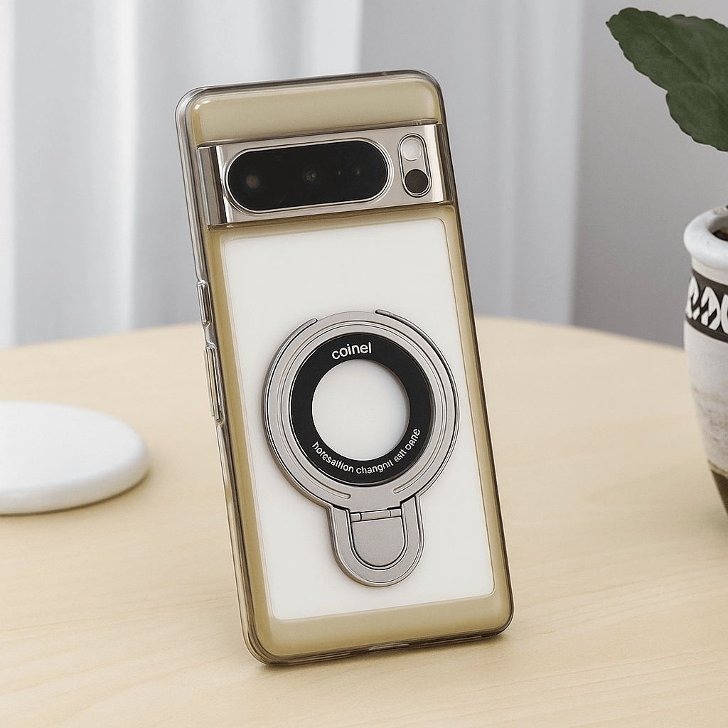 Transparent Rotating Ring Stand Case - Google Everyday Function