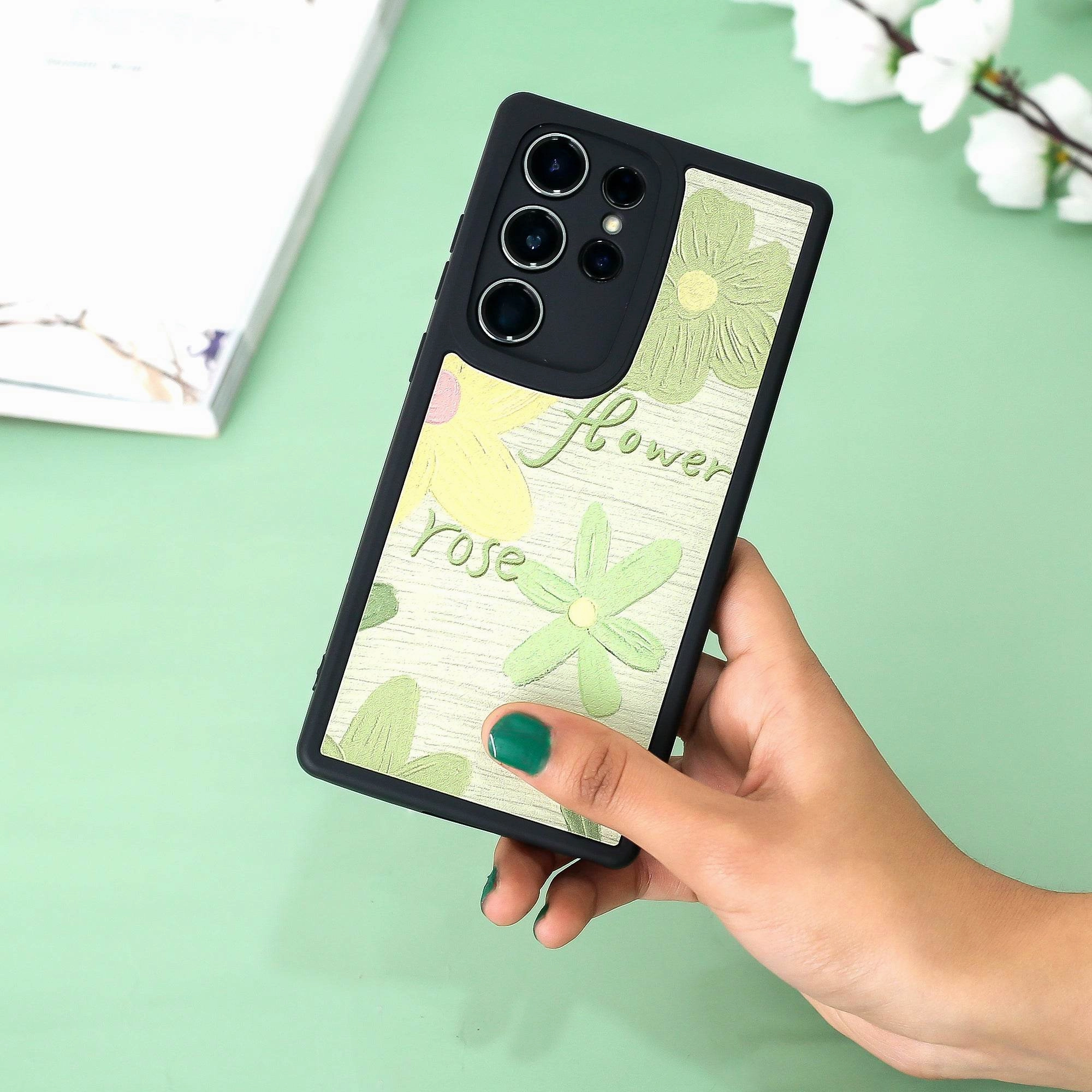 Trendy Floral Fantasy Phone Case - Samsung Light Touch Polished Layer