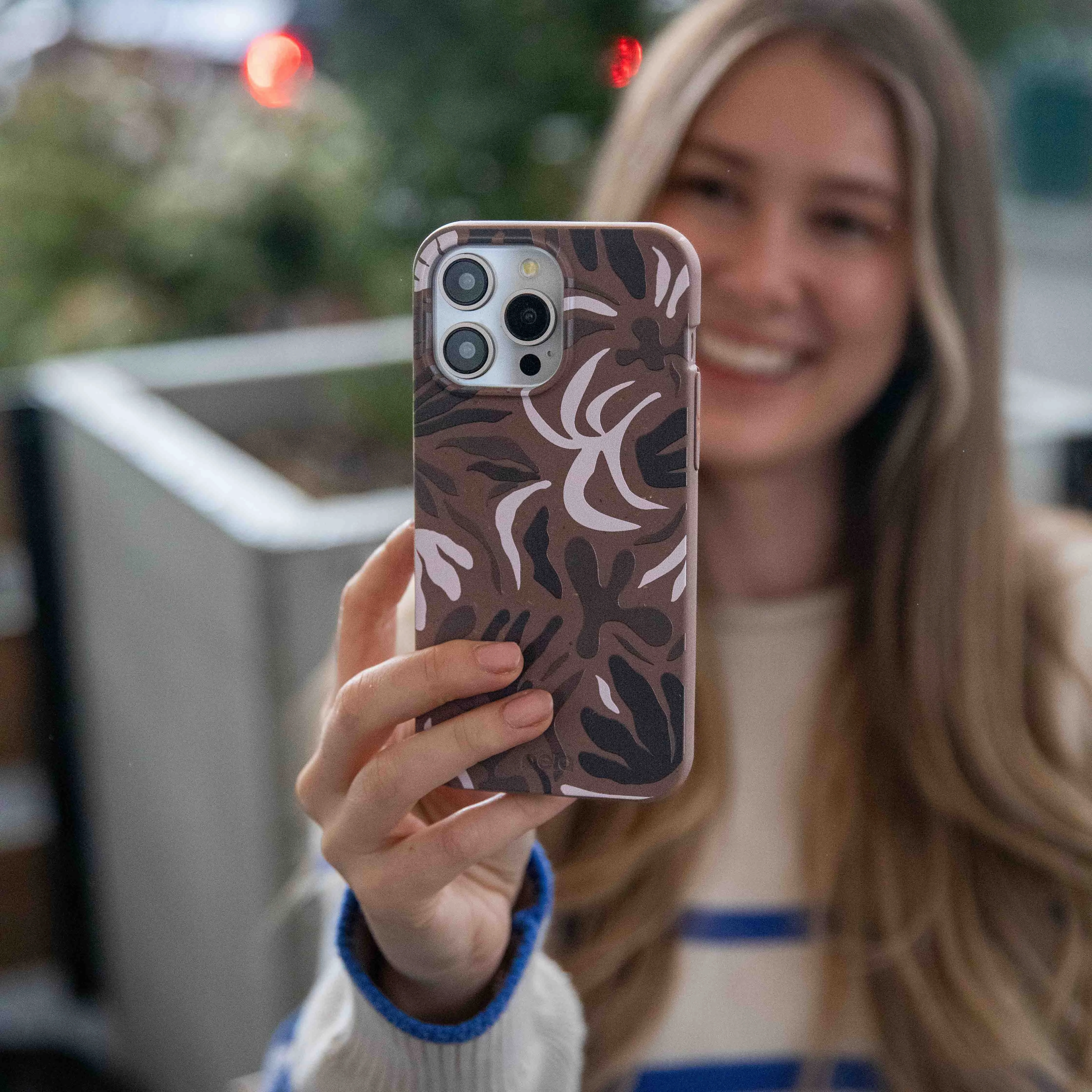 Chocolate Brown Terra Forms iPhone 17 Pro Max Case Protective Texture Finish