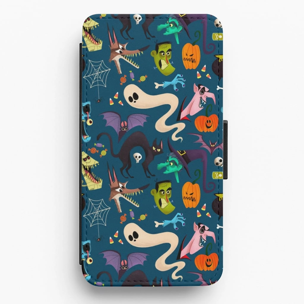 Subtle Touch Modern Build Everything Halloween Flip Wallet Phone Case