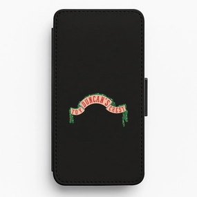 Minimal Build Texture Wireless charging Duncan's Toy Chest Flip / Wallet Phone Case