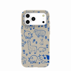 London Fog Happy Farmyard iPhone 17 Pro Max Case Strong Grip