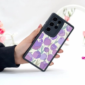 Smooth Craftsmanship Flexible Protection Floral Flourish Phone Case - Samsung