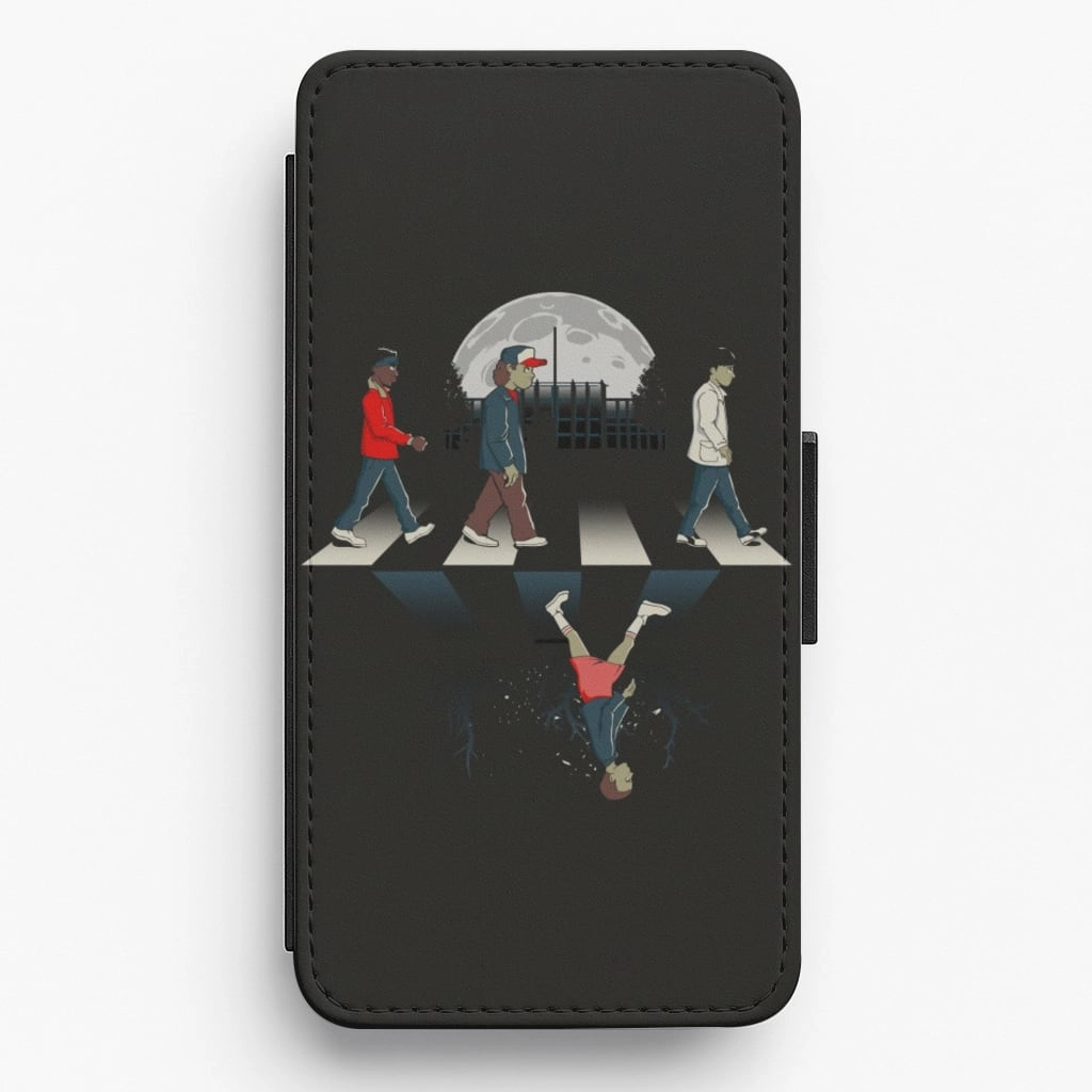 Shock Resistant Upside Down Road Flip / Wallet Phone Case