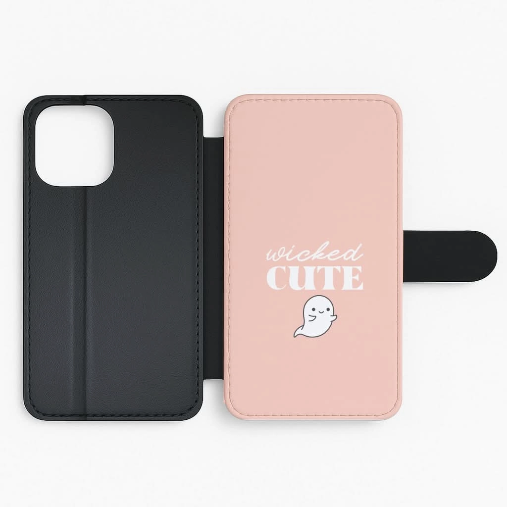 Wicked Cute Flip / Wallet Phone Case Minimal Form