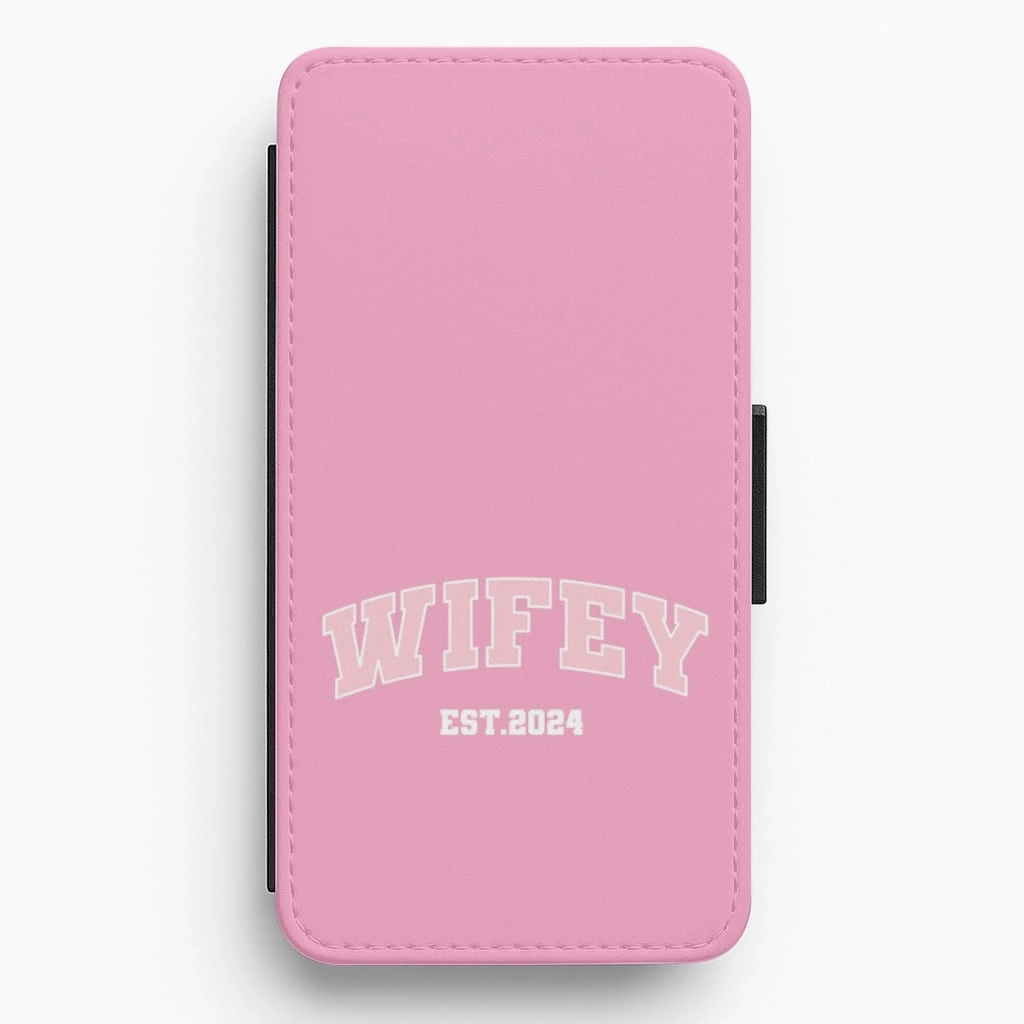 Wifey 2024 - Bridal Flip / Wallet Phone Case Soft Detail Layer