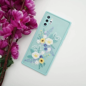 Wildflower Floral Print Matte Finish Case - Samsung Luxury Texture Finish
