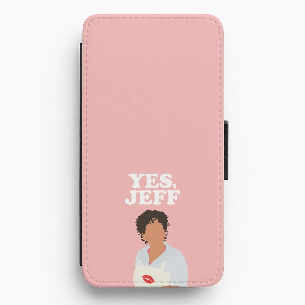 Professional Style Stylish Choice Yes Jeff Flip / Wallet Phone Case