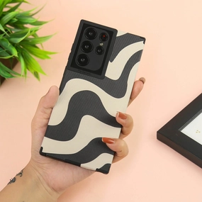 Zebra Print Pattern Soft Case - Samsung Gloss Finish Design Polished Detail Edge